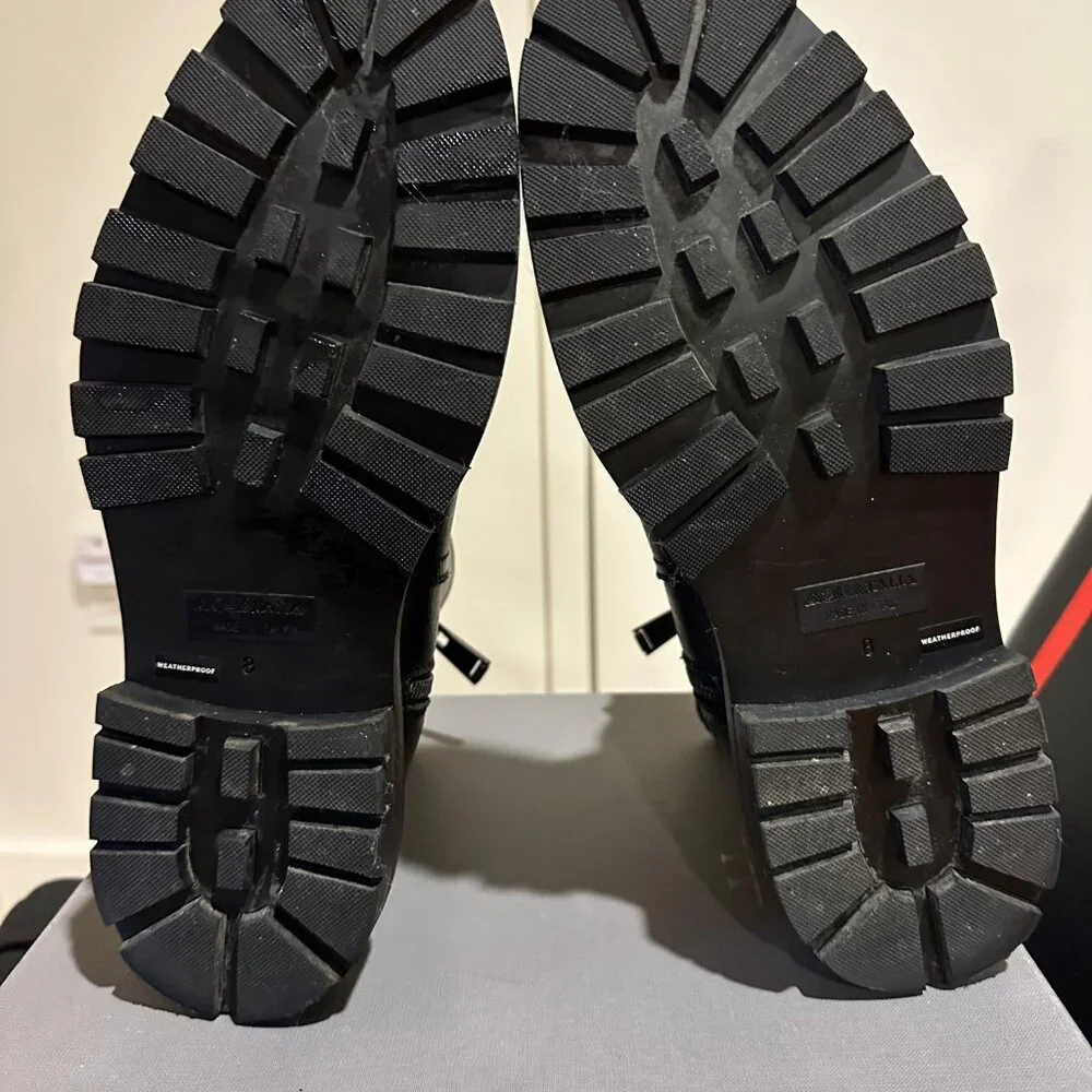 AQUATALIA Black Leather Boots - Picture 6 of 7
